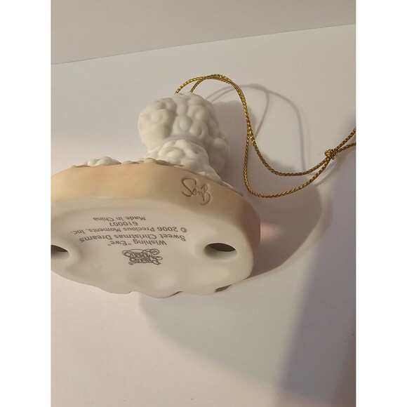 2006 Vintage Precious Moments Wishing "Ewe Sweet Christmas Dreams With Box - Picture 5 of 6